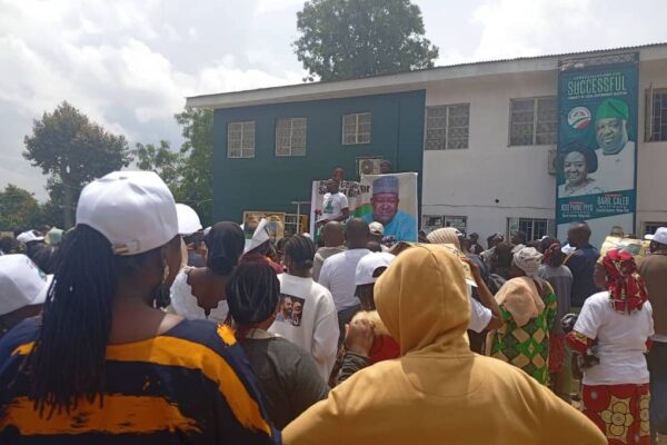 2027 Presidential Race: Thousands Storm PDP Secretariat In Jos, Declare Support For Gbenga-Hashim, Says Zoning Is Injustice