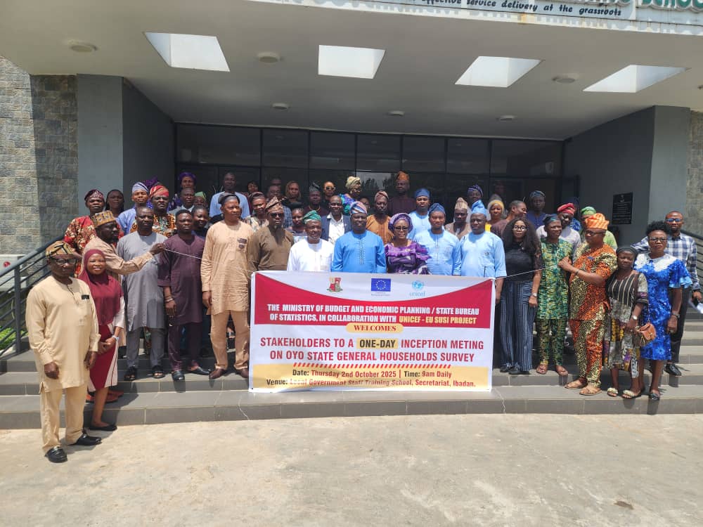 Oyo Govt Collaborates UNICEF On State General Household Survey